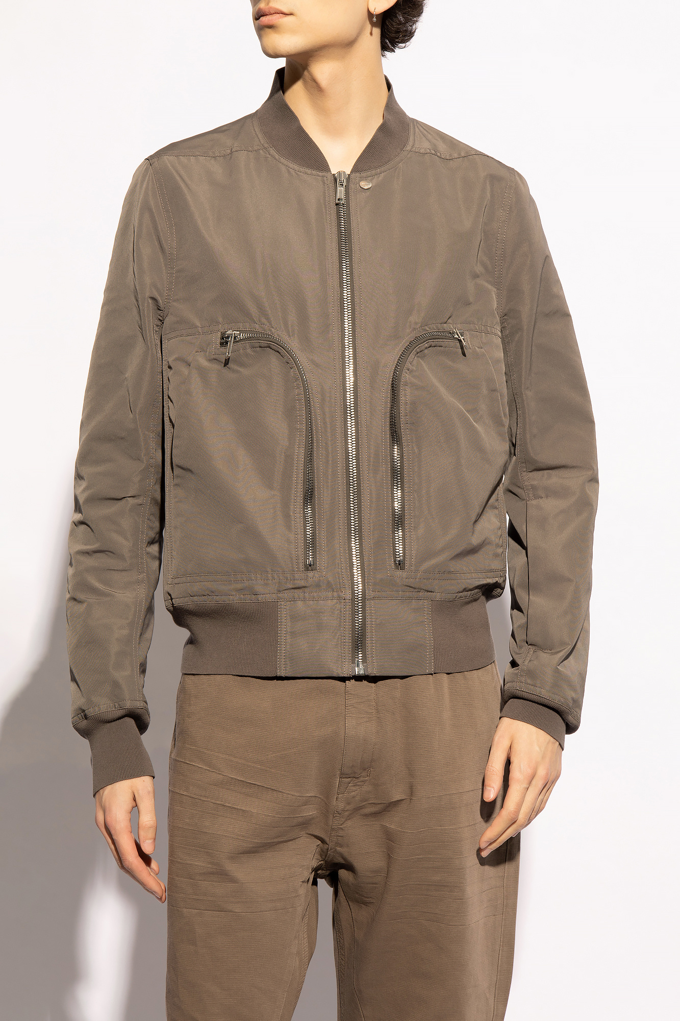 Brown 'Bauhaus Flight' bomber jacket Rick Owens - Vitkac Canada